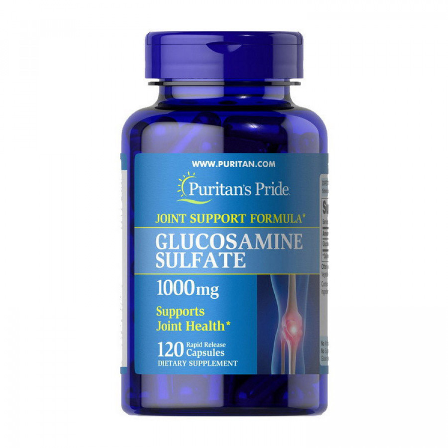 Глюкозамин сульфат "Glucosamine Sulfate" Puritan's Pride, 1000 мг, 120 капсул