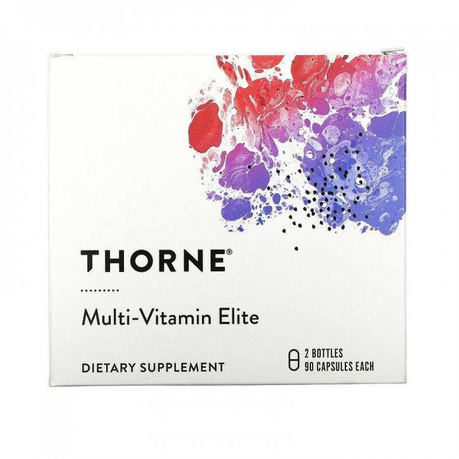 Мультивитамины и минералы "Multi-Vitamin Elite" Thorne Research, по 90 капсул в каждой упаковке