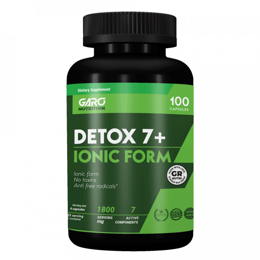 Детокс очищение организма DETOX 7+Ionic Form для начала похудения/программа на 25 дней, Garo Nutrition
