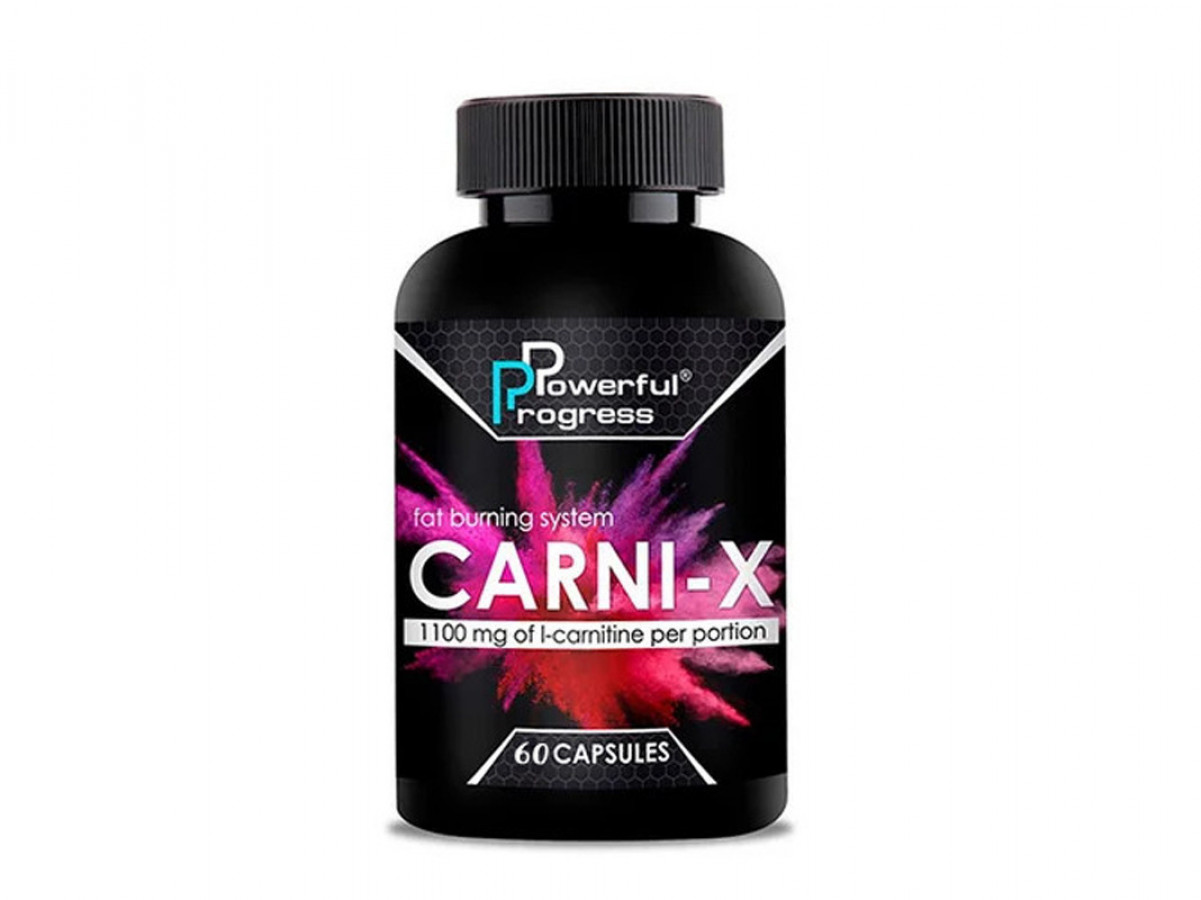 L-карнитин Carni-X, Powerful Progress, 60 капсул