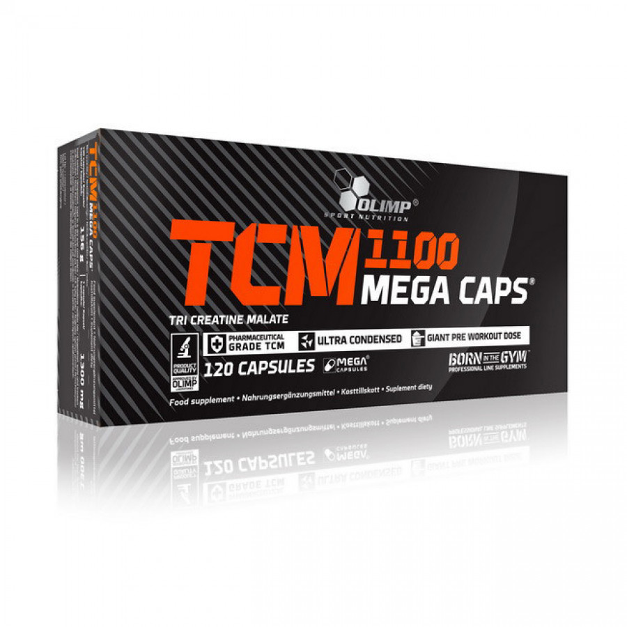 Креатин "TCM Mega Caps 1100" OLIMP, 120 капсул