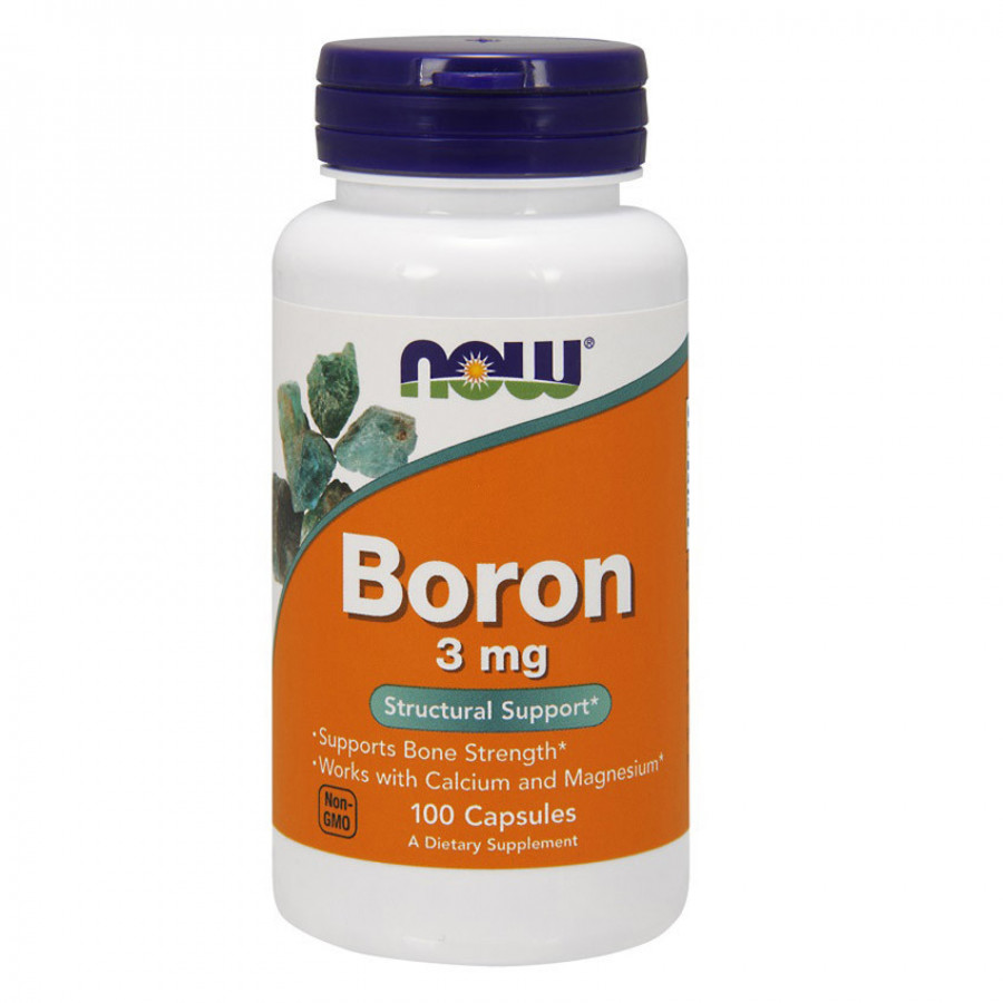 Бор "Boron" Now Foods, 3 мг, 100 капсул