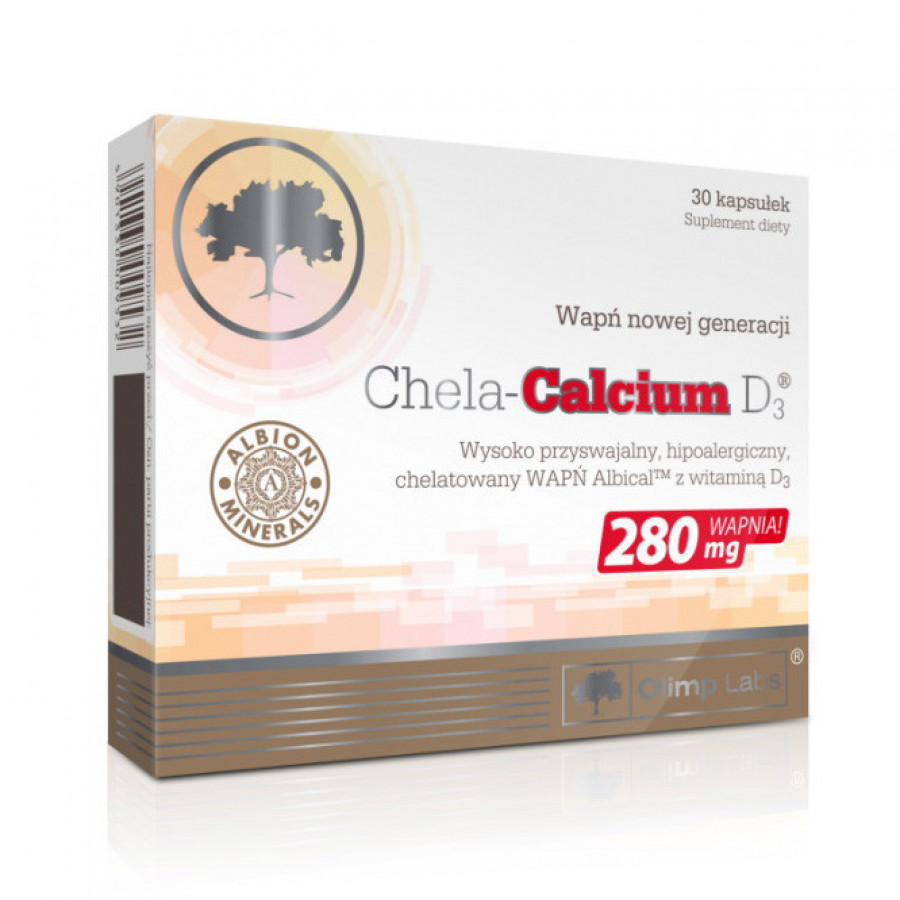 Хелат кальция с витамином D3 "Chela-Calcium D3" OLIMP, 30 капсул