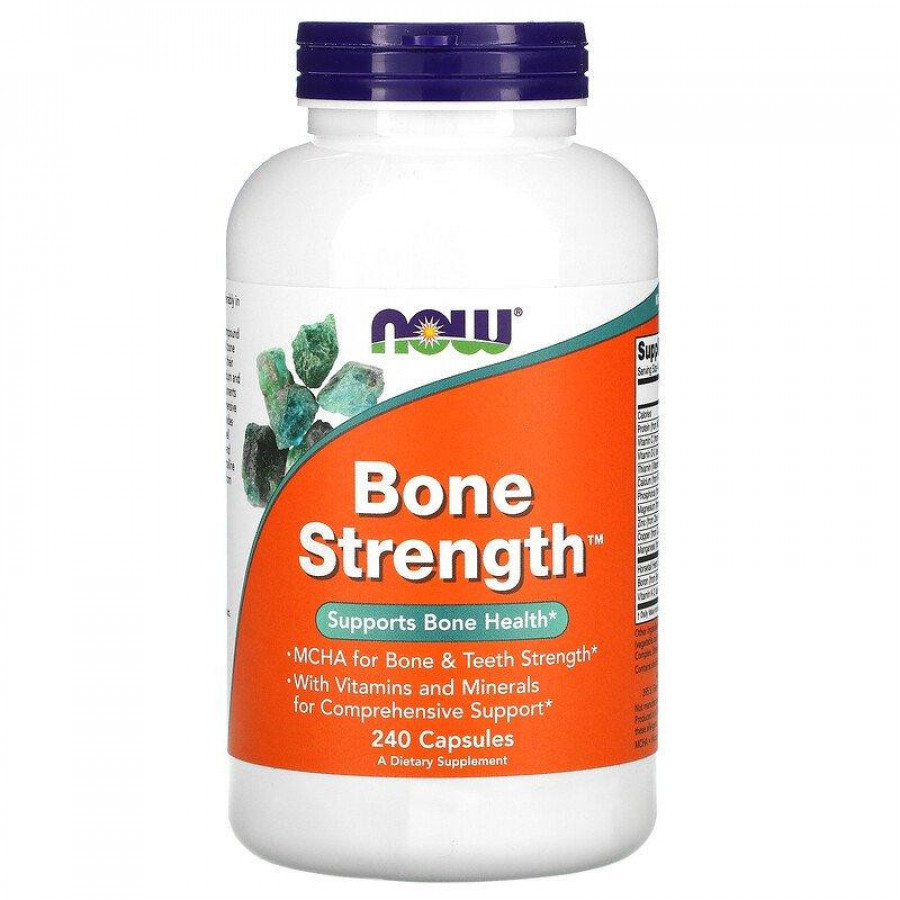 Поддержка здоровья костей "Bone Strenght" Now Foods, 240 капсул