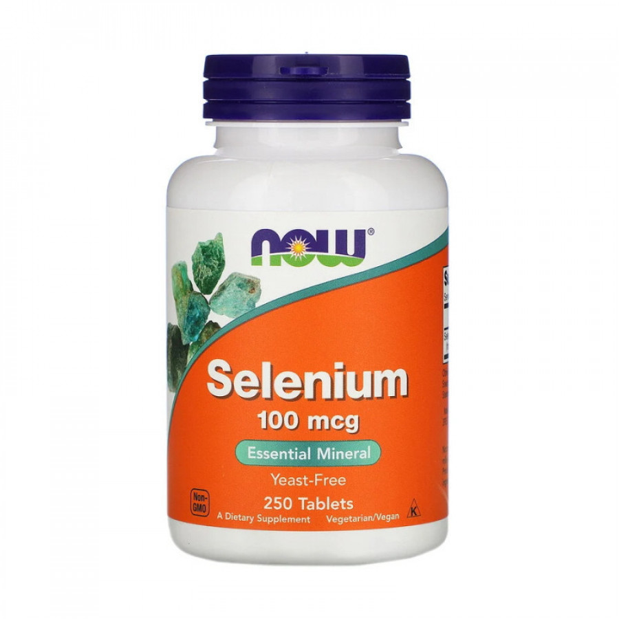 Селен "Selenium" Now Foods, 200 мкг, бездрожжевой, 250 таблеток