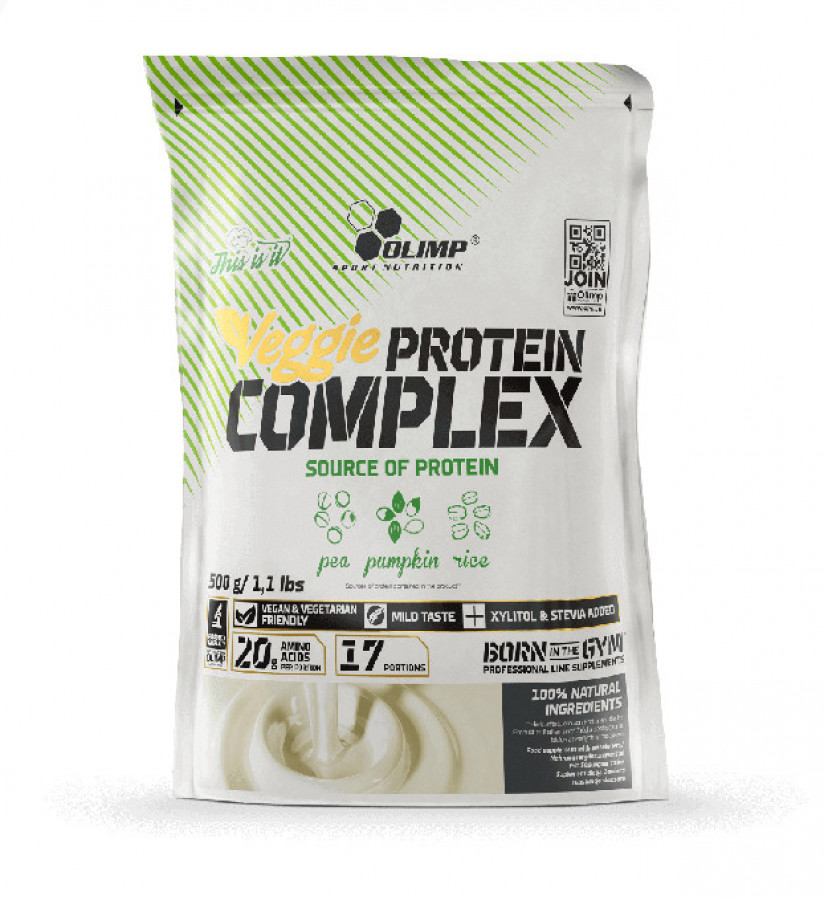 Комплексный растительный протеин "Veggie Protein Complex" OLIMP, нейтральный вкус, 500 г