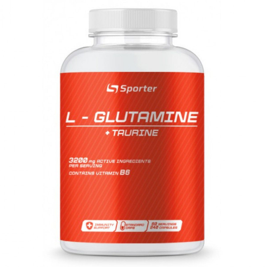 L - Glutamine + Taurine - 240 капс