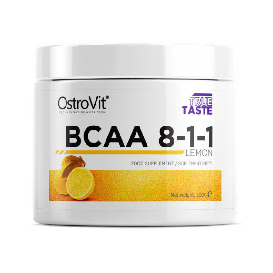 BCAA 8-1-1, OstroVit, лимон, 200 г