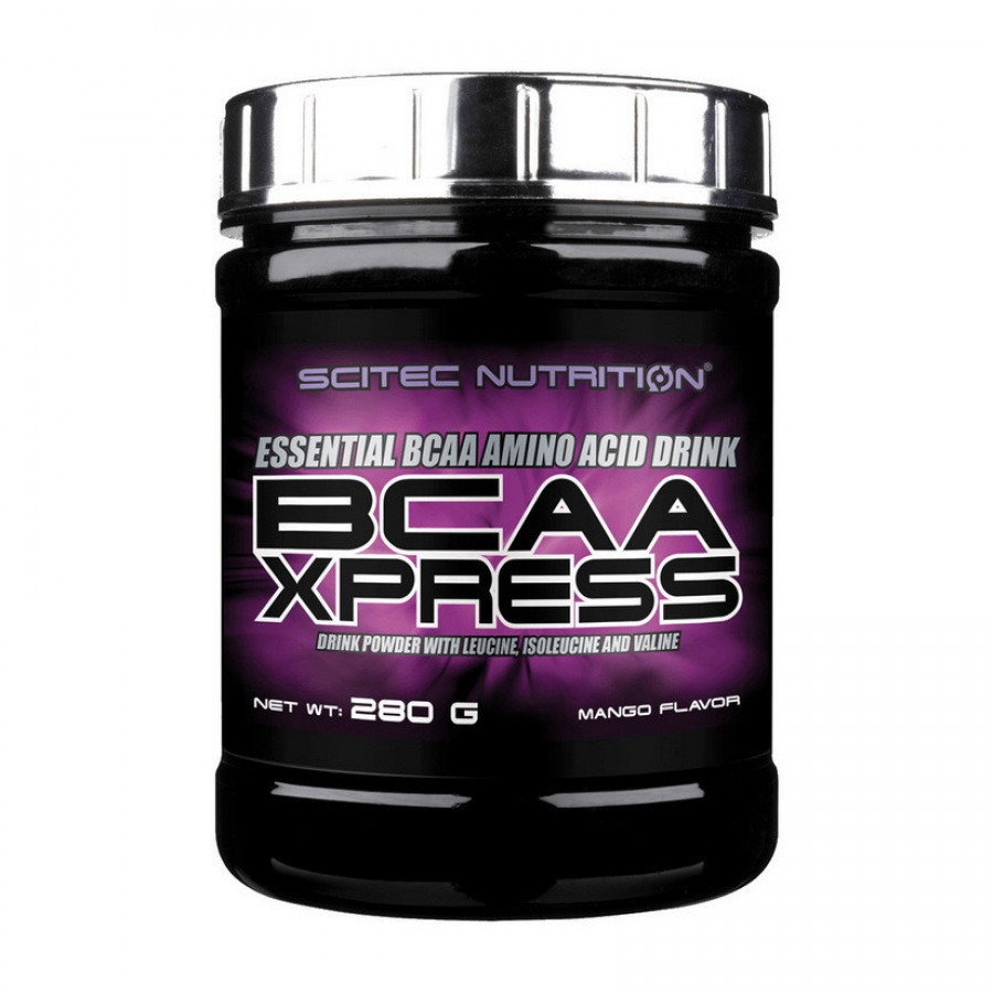 Аминокислоты ВСАА для роста мышечной массы "BCAA Xpress" Scitec Nutrition, манго, 280 г