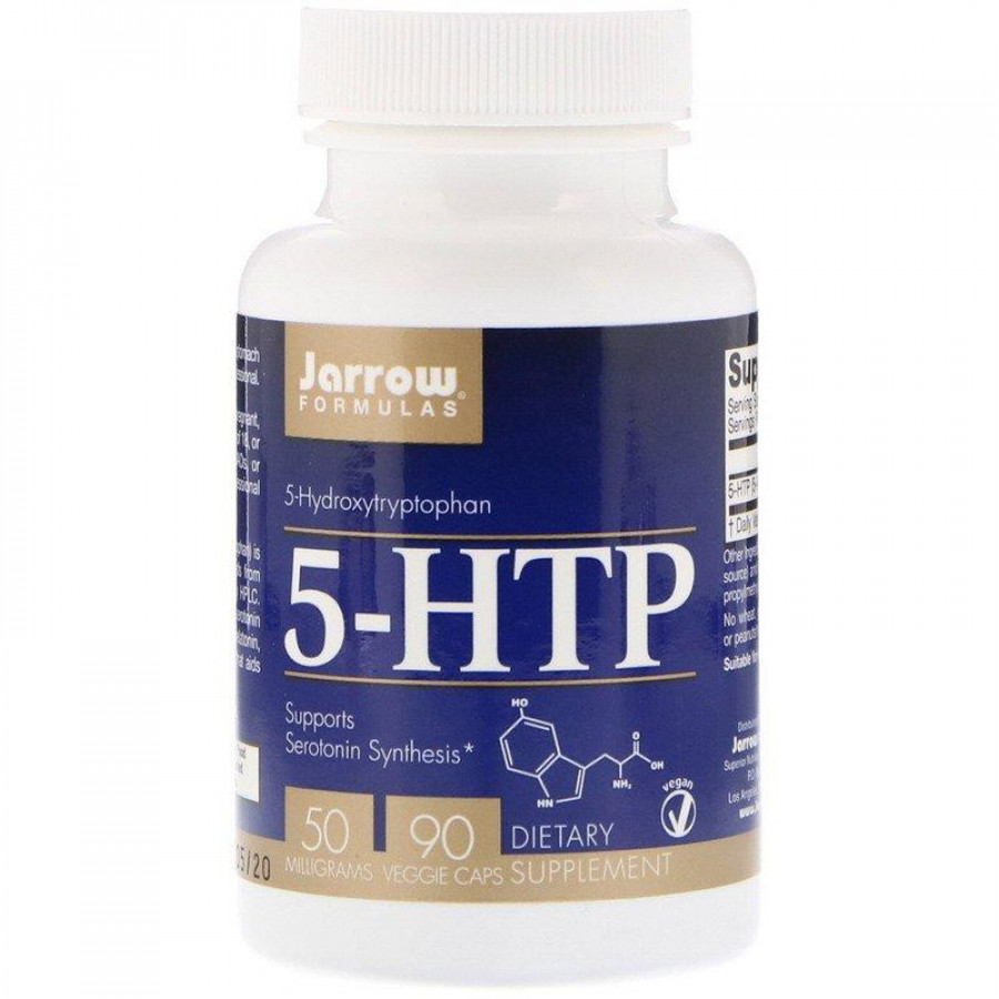 5-гидрокситриптофан, 50 мг, Jarrow Formulas, 90 капсул