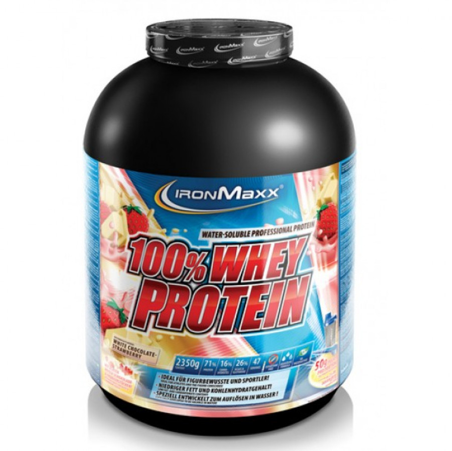 100% Whey Protein - 900 г (банка) - Малина