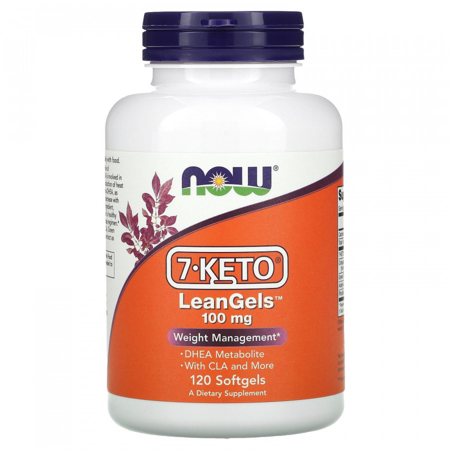 7-Кето Now Foods (7-Keto LeanGels) 100 мг 120 капсул