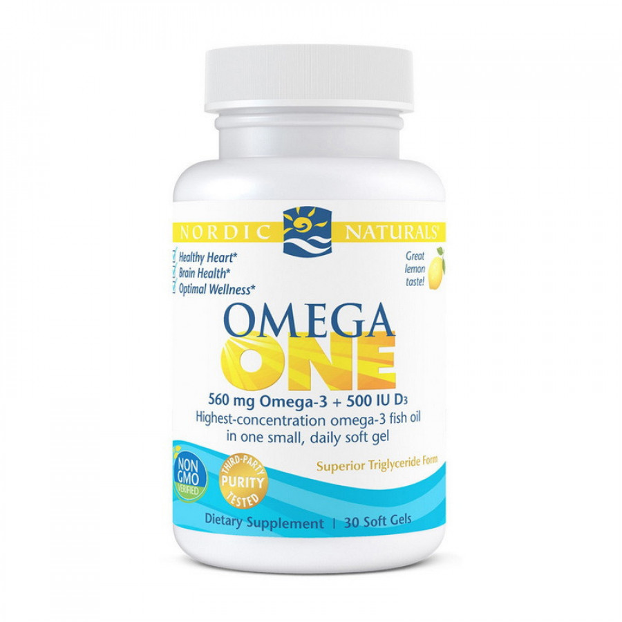 Комплекс Омега-3 и витамина D3 "Omega One" Nordic Naturals, 565 мг, 30 капсул