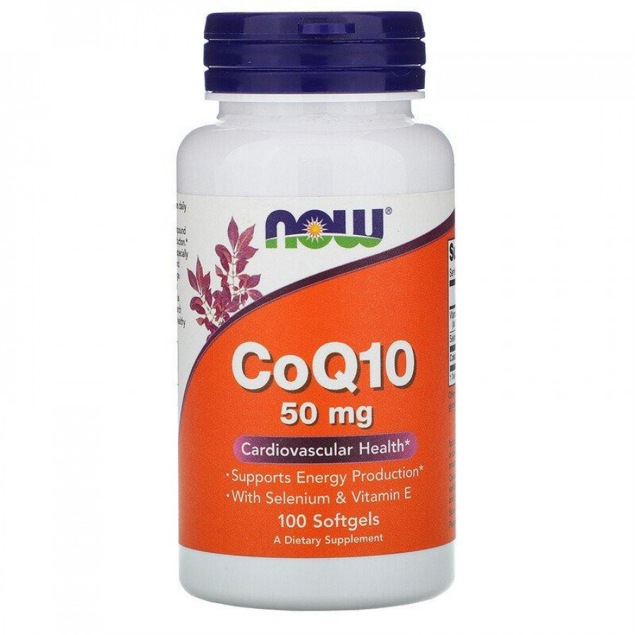 Коэнзим Q-10 "CoQ10" 50 мг, Now Foods, 100 капсул