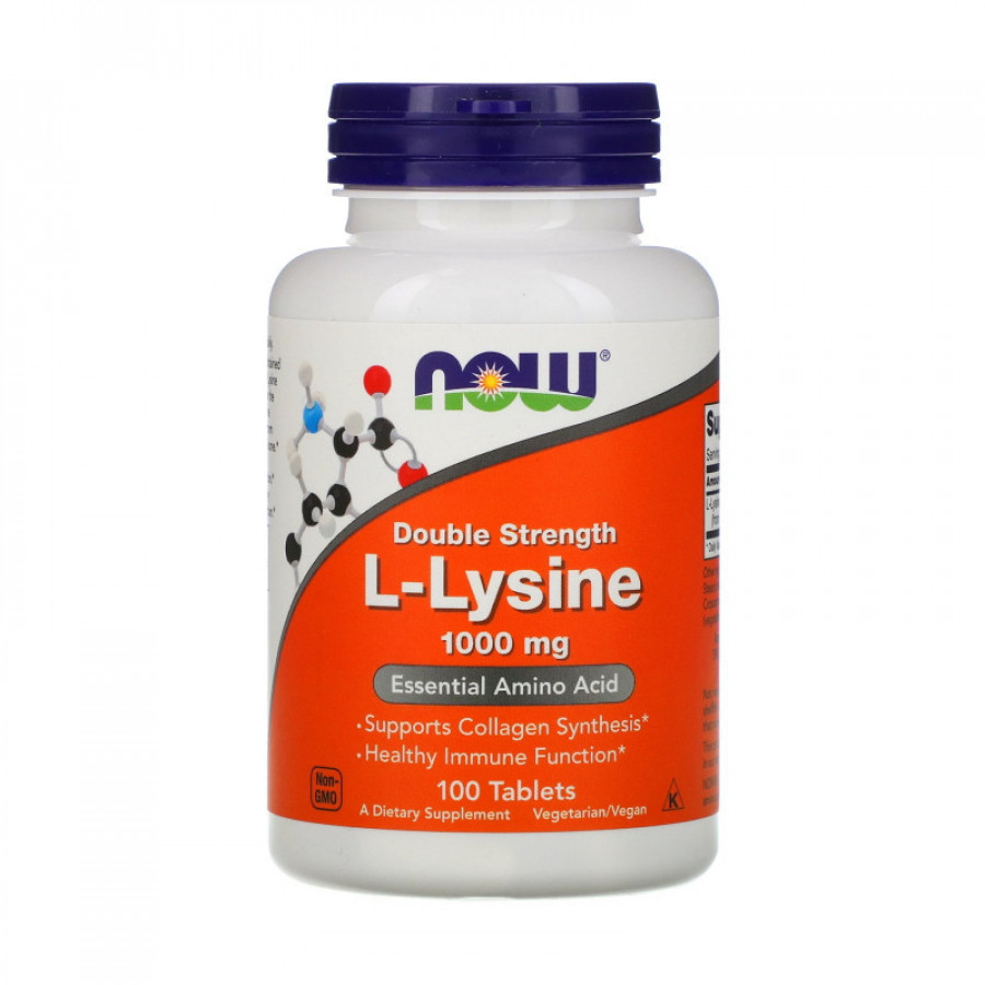 L-лизин "L-Lysine" Now Foods, 1000 мг, 100 таблеток