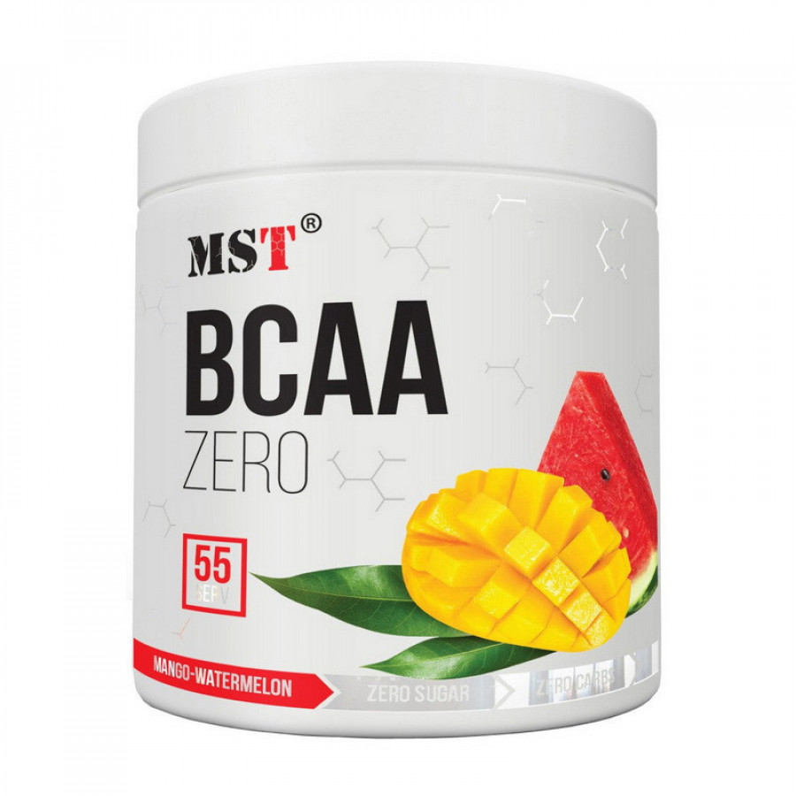 Аминокислоты ВСАА "BCAA Zero" MST, апельсин-маракуйя, 330 г