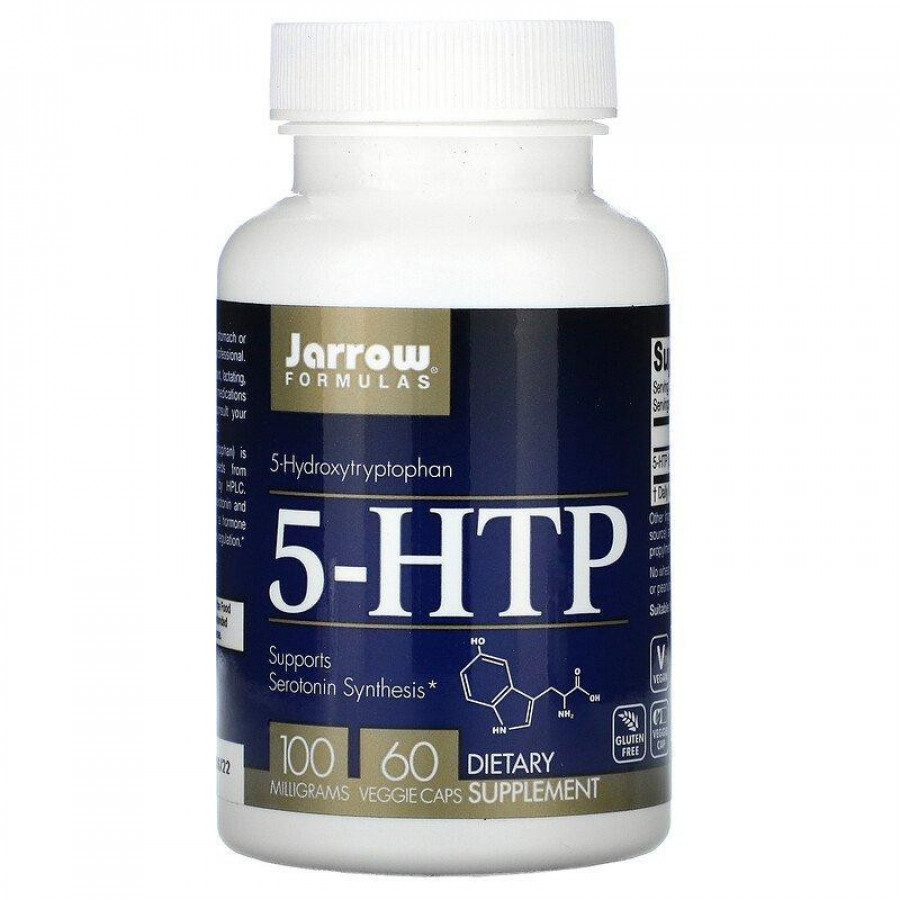5-гидрокситриптофан, 100 мг, Jarrow Formulas, 60 капсул
