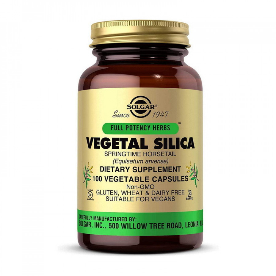 Растительный кремний "Vegetal Silica" Solgar, 100 капсул
