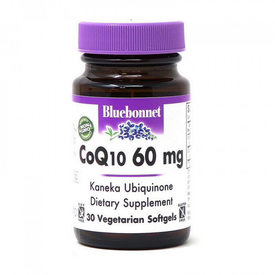 Коэнзим CoQ10 Bluebonnet Nutrition, 60 мг, 30 капсул