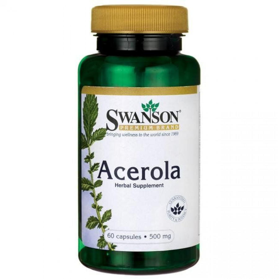 Ацерола Swanson (Acerola) 500 мг 60 капсул
