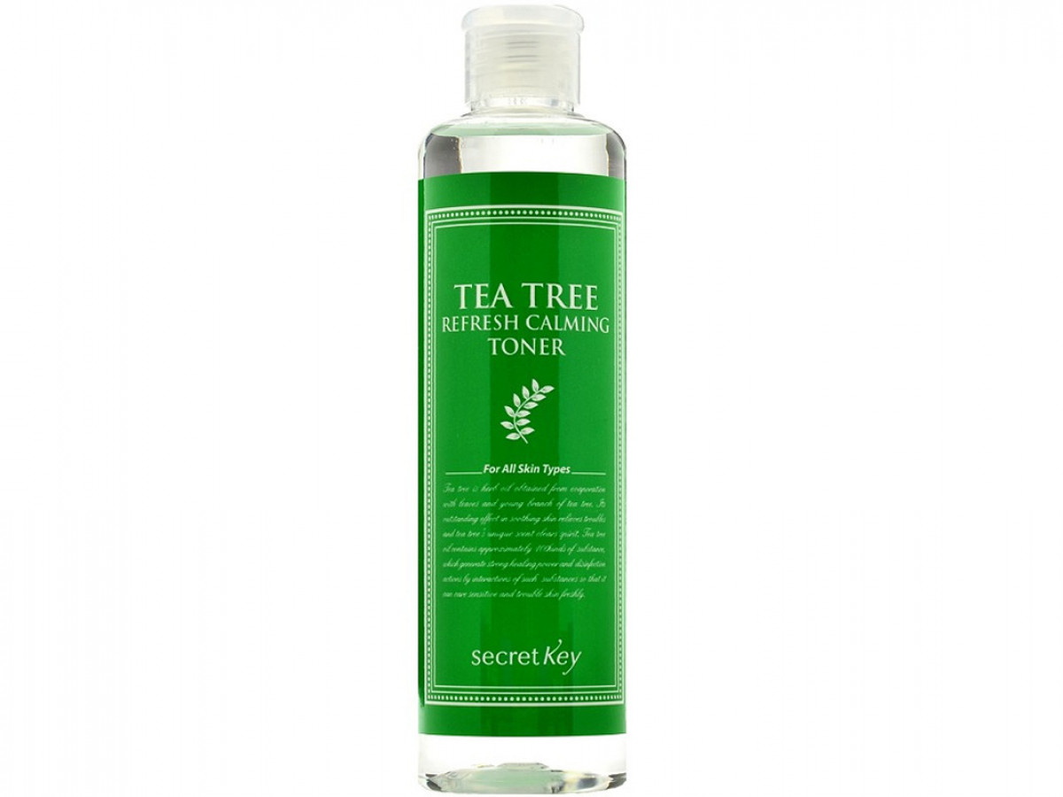 Тонер Tea Tree Refresh Calming Toner, Secret Key, успокаивающий с экстрактом чайного дерева, 248 мл