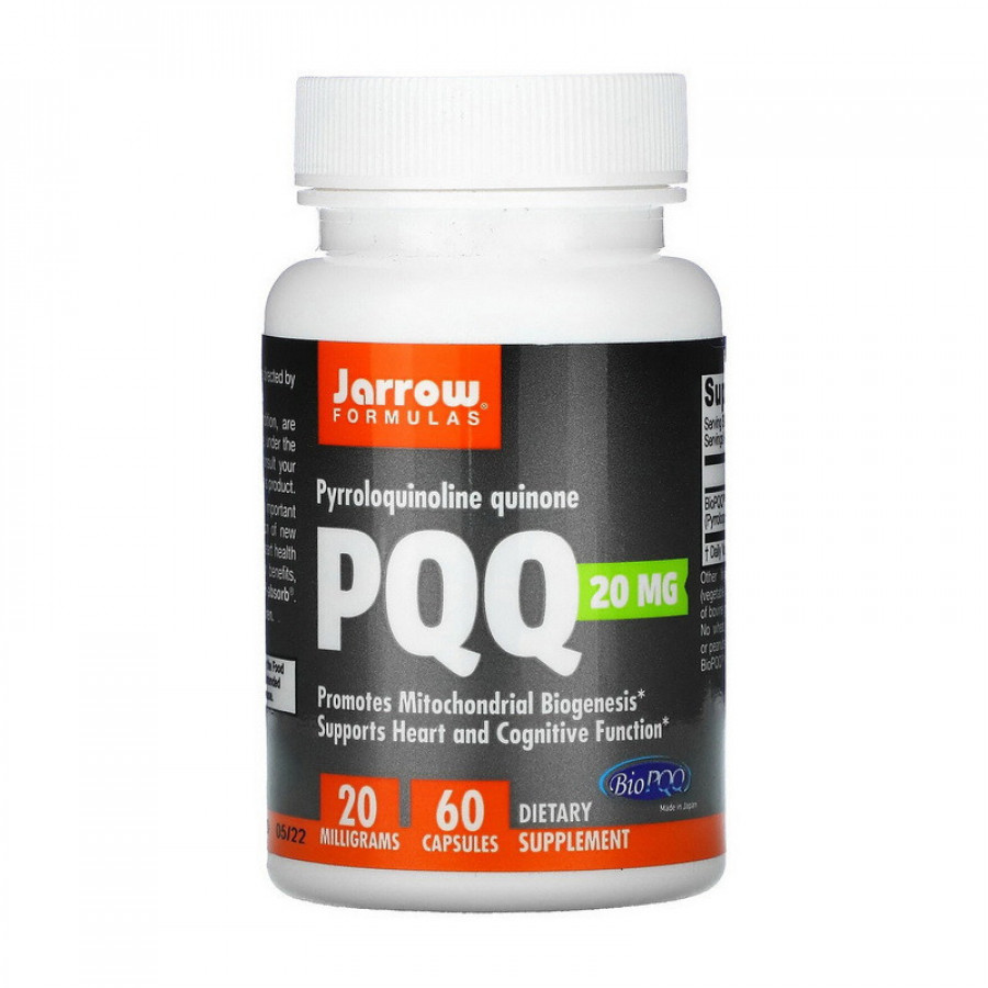 Пирролохинолинхинон "PQQ" Jarrow Formulas, 20 мг, 60 капсул