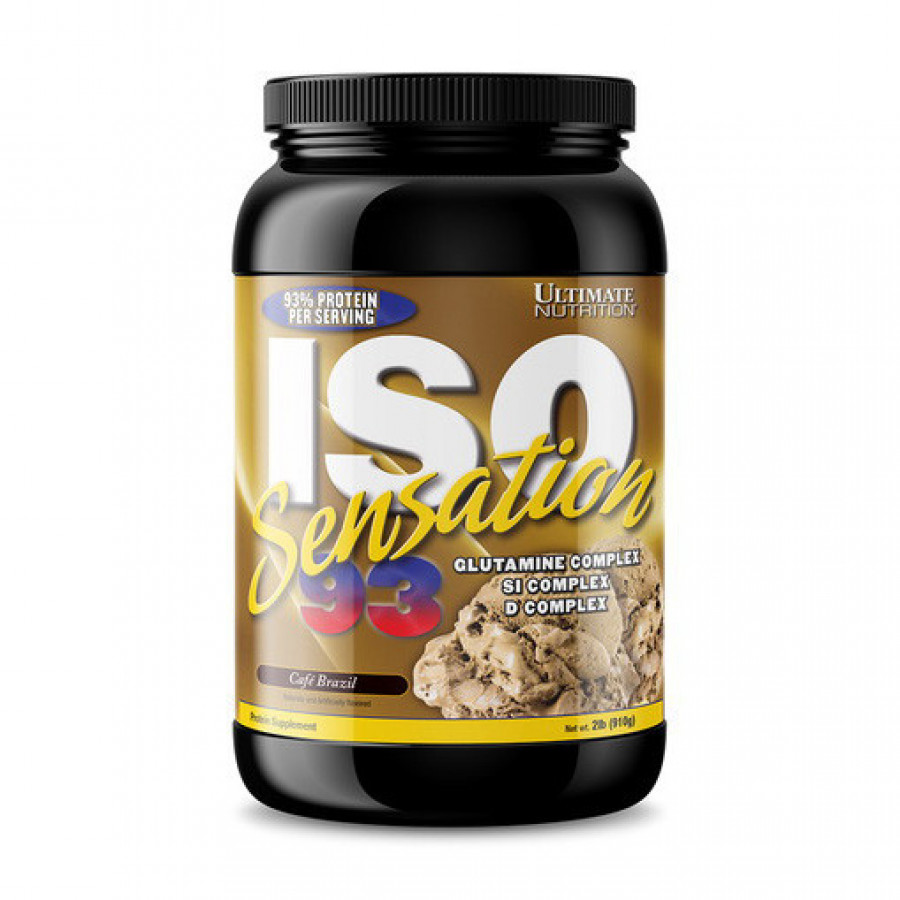 Изолят сывороточного протеина "ISO Sensation 93" Ultimate Nutrition, ассортимент вкусов, 910 г