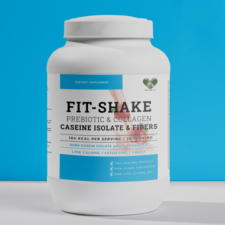 Комплексный протеин для похудения FIT SHAKE, EN`VIE LAB, 1200 г