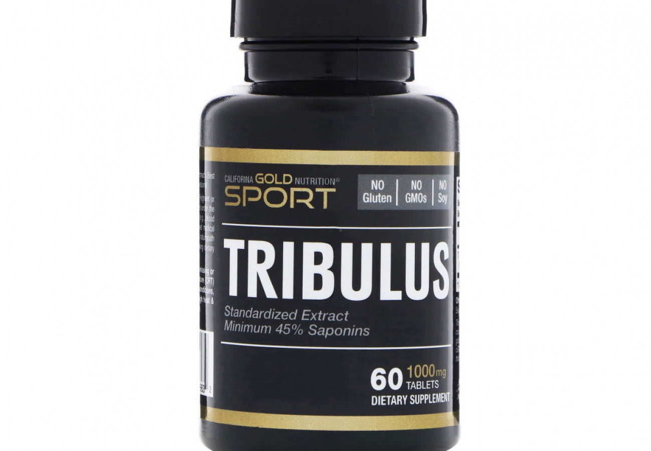 Tribulus, California Gold Nutrition, трибулус экстракт, минимум 45% сапонинов, 1000 мг, 60 таблеток