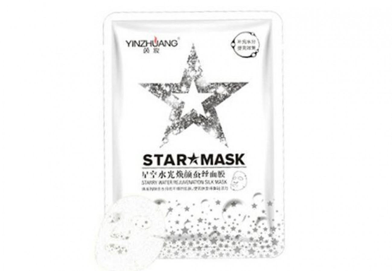 Маска для лица Star Mask White, Yinzhuang, тканевая с экстрактом чайного дерева, 30 мл