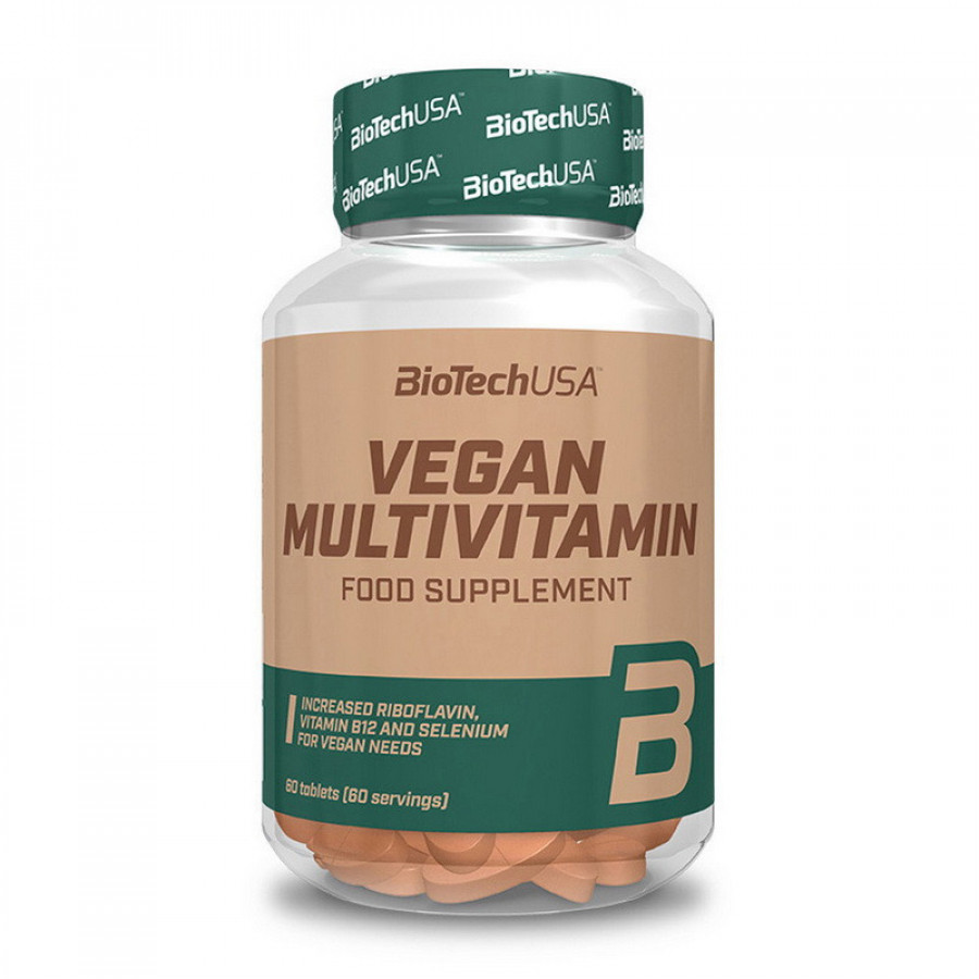 Мультивитамины для веганов "Vegan Multivitamin" BioTech, 60 таблеток