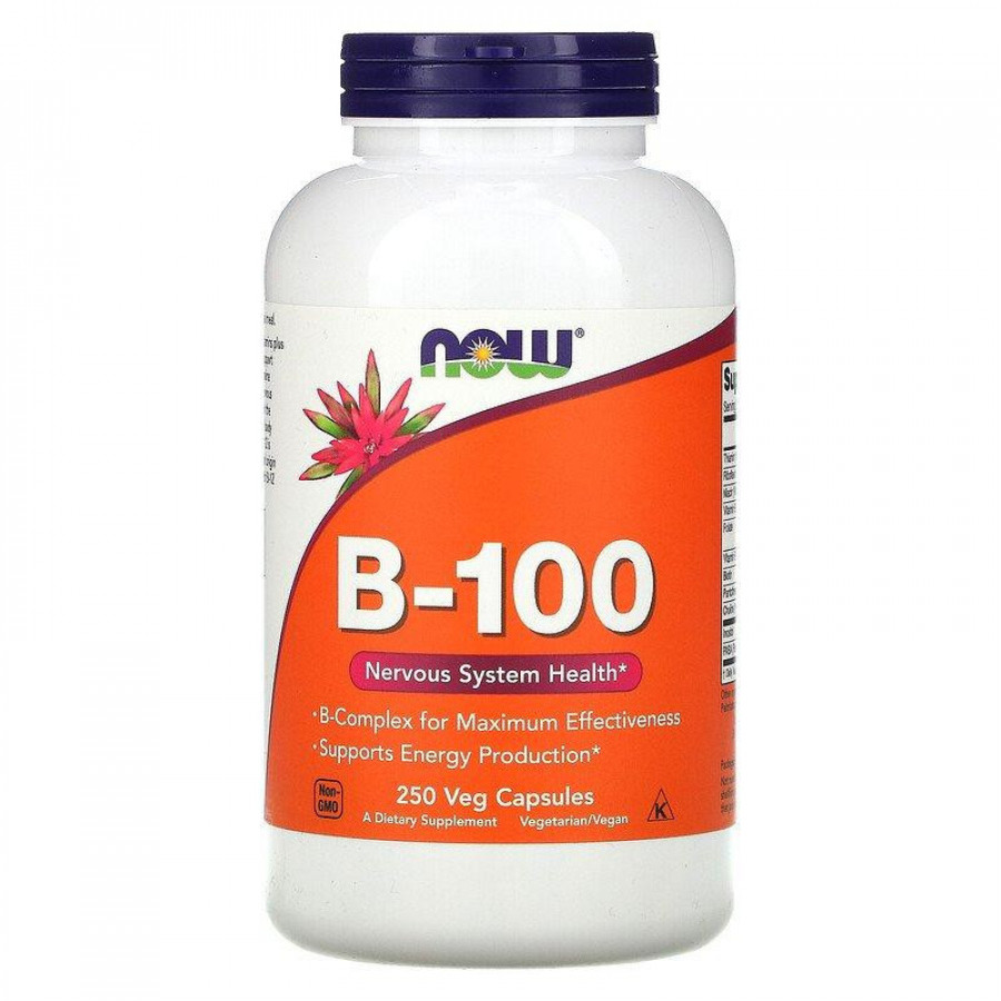 Витамины группы В "B-100" Now Foods, 250 капсул