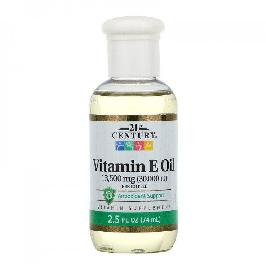 Масло с витамином Е "Vitamin E Oil" 21st Century, 13 500 мг/30 000 МЕ, 74 мл
