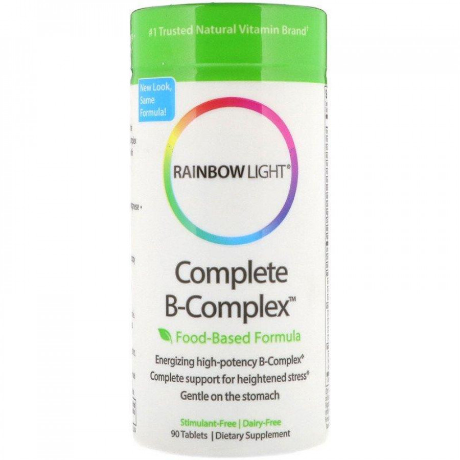 Комплекс витаминов группы В "Complete B-Complex" Rainbow light, 90 таблеток