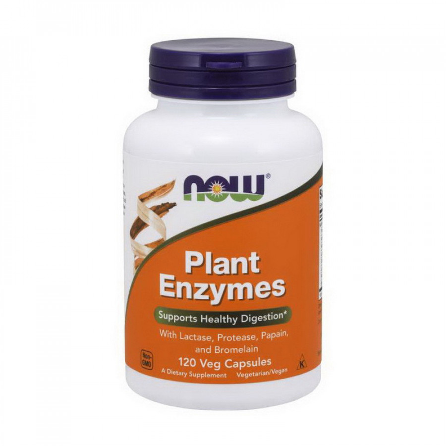 Растительные ферменты "Plant Enzymes" Now Foods, 120 капсул