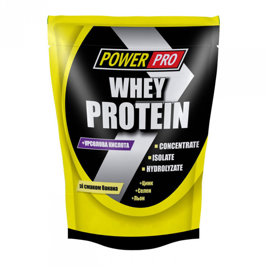 Комплекс сывороточного протеина с урсоловой кислотой "Whey Protein" Power Pro, шоколад, 1000 г