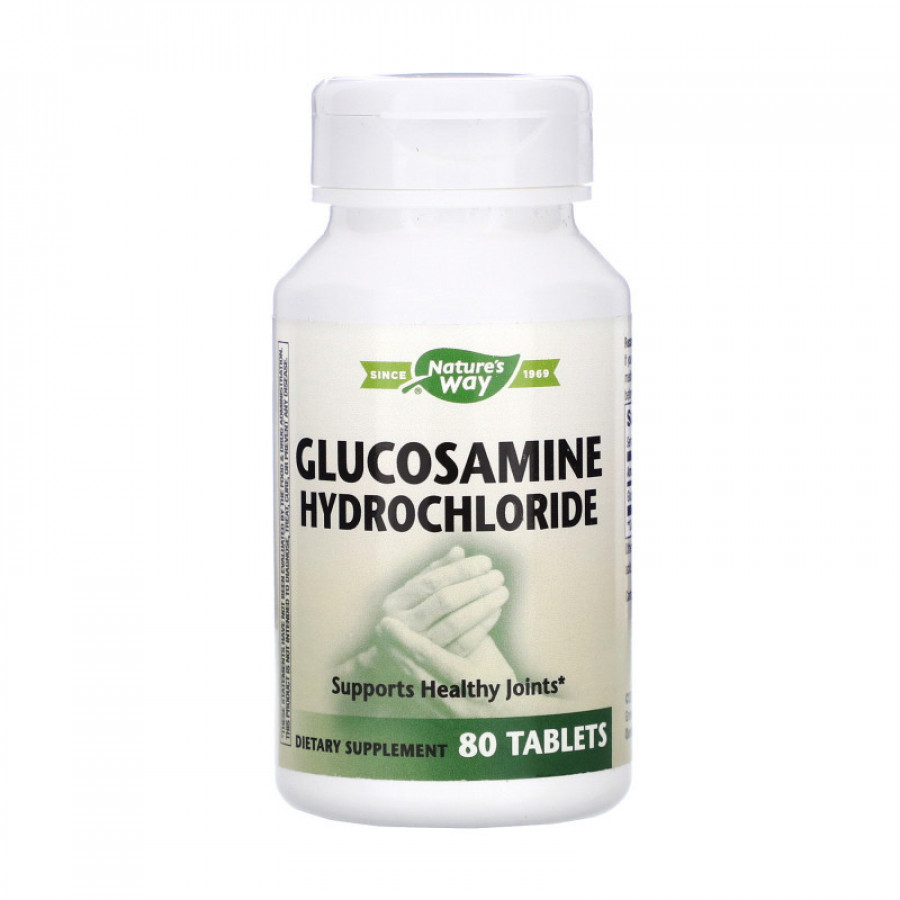 Глюкозамина гидрохлорид, Nature's Way, 80 таблеток
