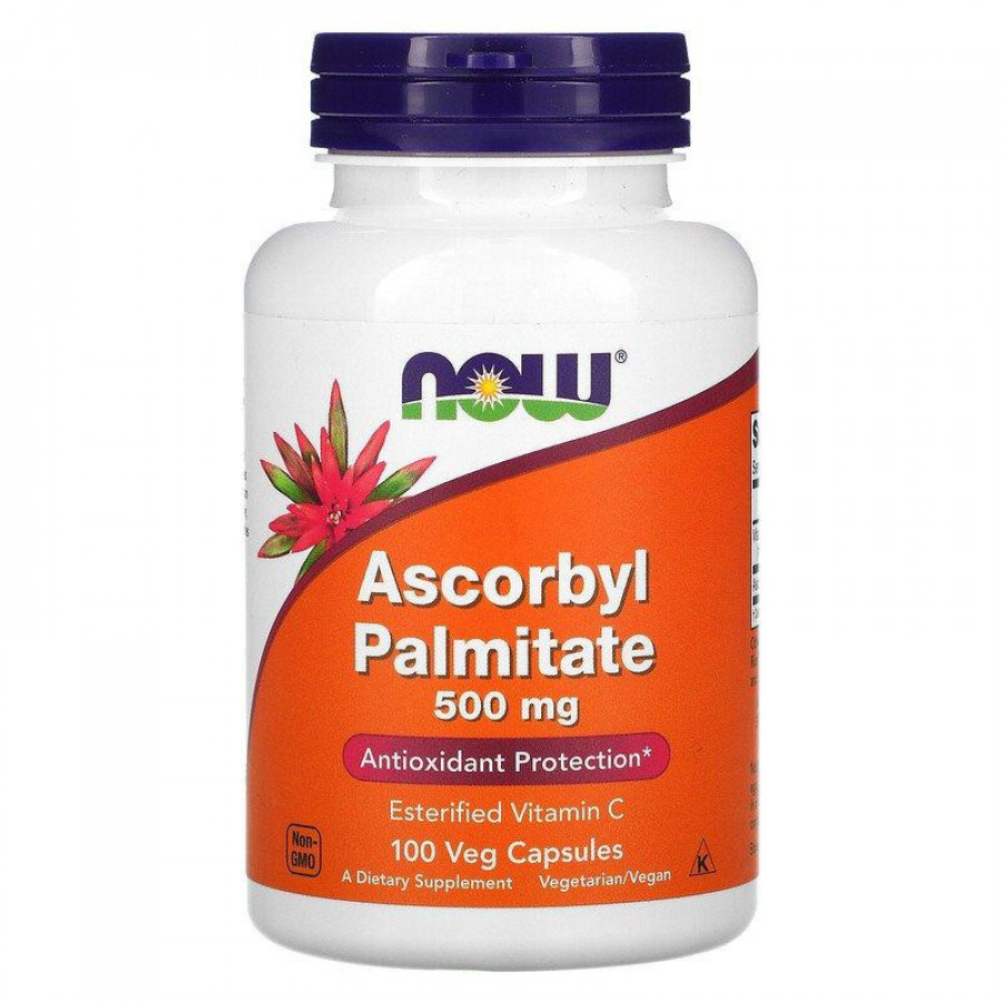 Аскорбил пальмитат "Ascorbyl Palmitate" Now Foods, 500 мг, 100 капсул