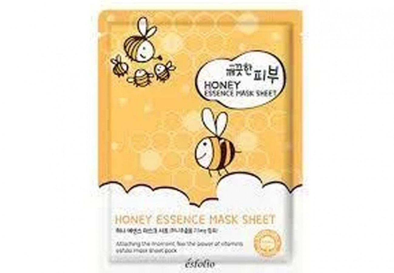 Маска для лица Pure Skin Honey Essence Mask Sheet, Esfolio, тканевая c медом, 25 г