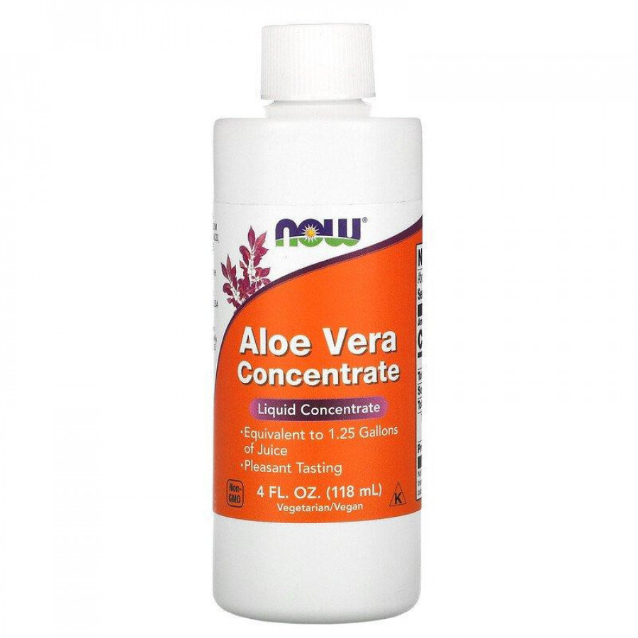 Концентрат Алоэ вера "Aloe Vera Concentrate" Now Foods, 118 мл