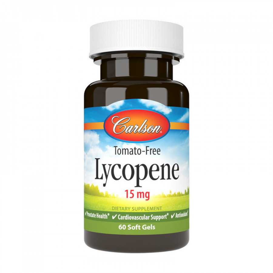 Ликопин "Lycopene" Carlson Labs, 15 мг, 60 капсул