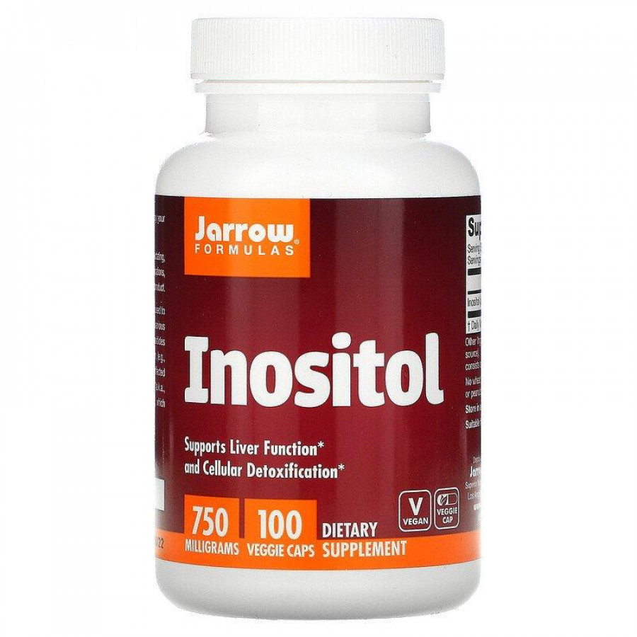 Инозитол, 750 мг, Jarrow Formulas, 100 капсул