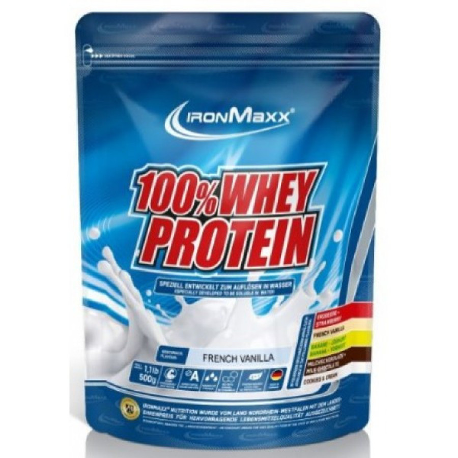 100% Whey Protein - 500 г (пакет) - Французская ваниль