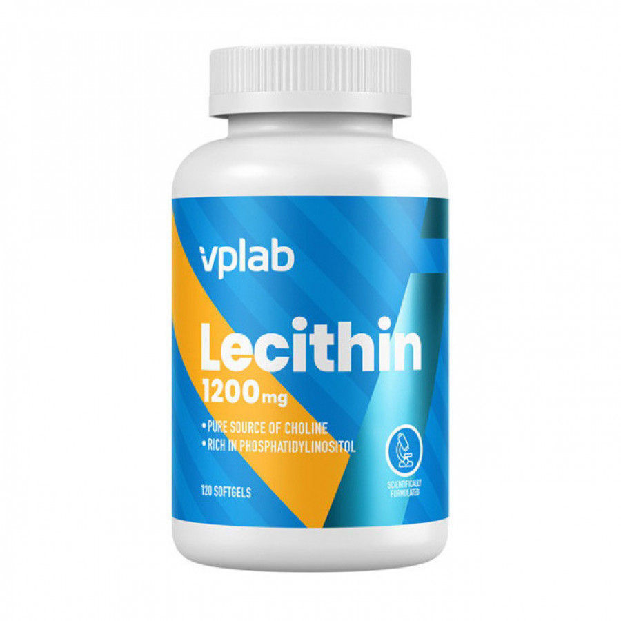 Соевый лецитин "Lecithin" VP Lab, 1200 мг, 120 капсул