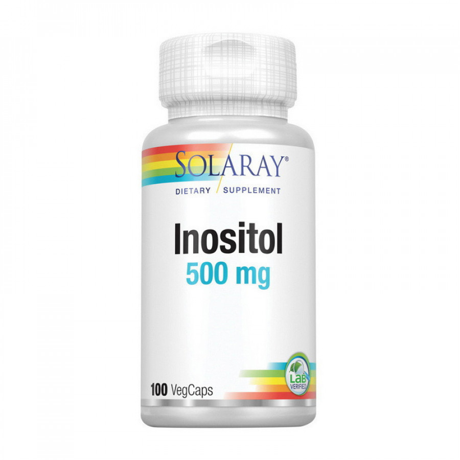 Инозитол "Inositol" Solaray, 500 мг, 100 капсул
