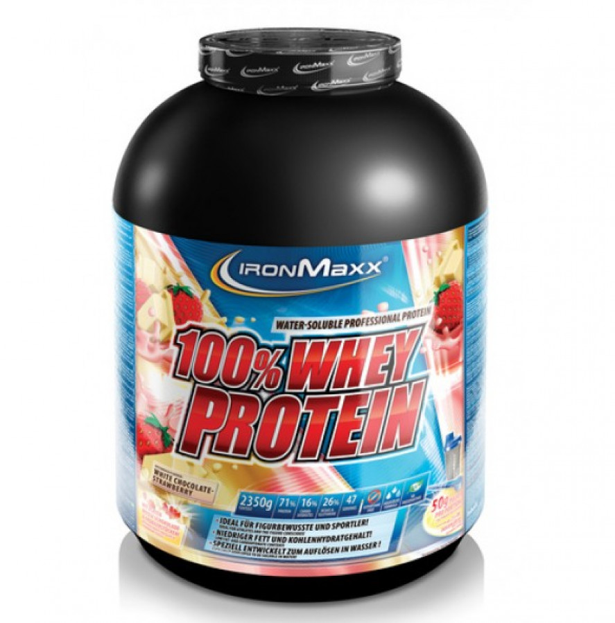 100% Whey Protein - 500 г (пакет) - Белый персик - малина