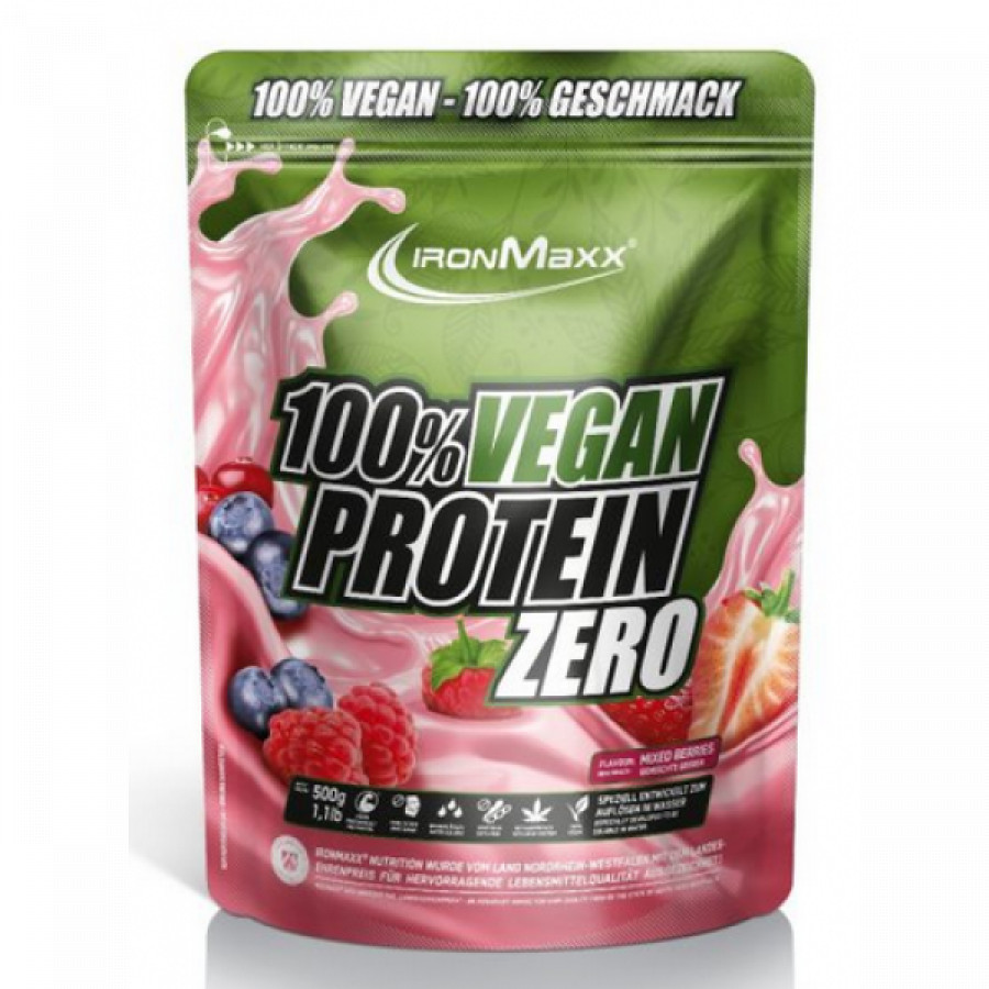 100 % Vegan Protein Zero - 500 г (пакет) - Ягоды