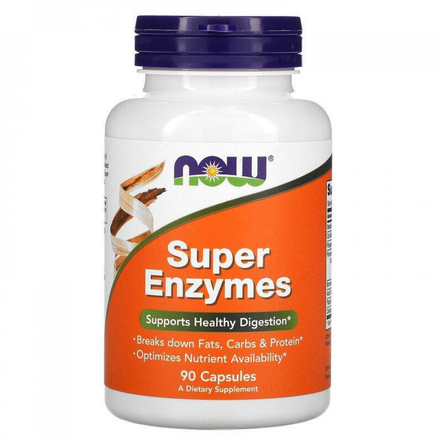 Суперэнзимы "Super Enzymes" Now Foods, 90 капсул