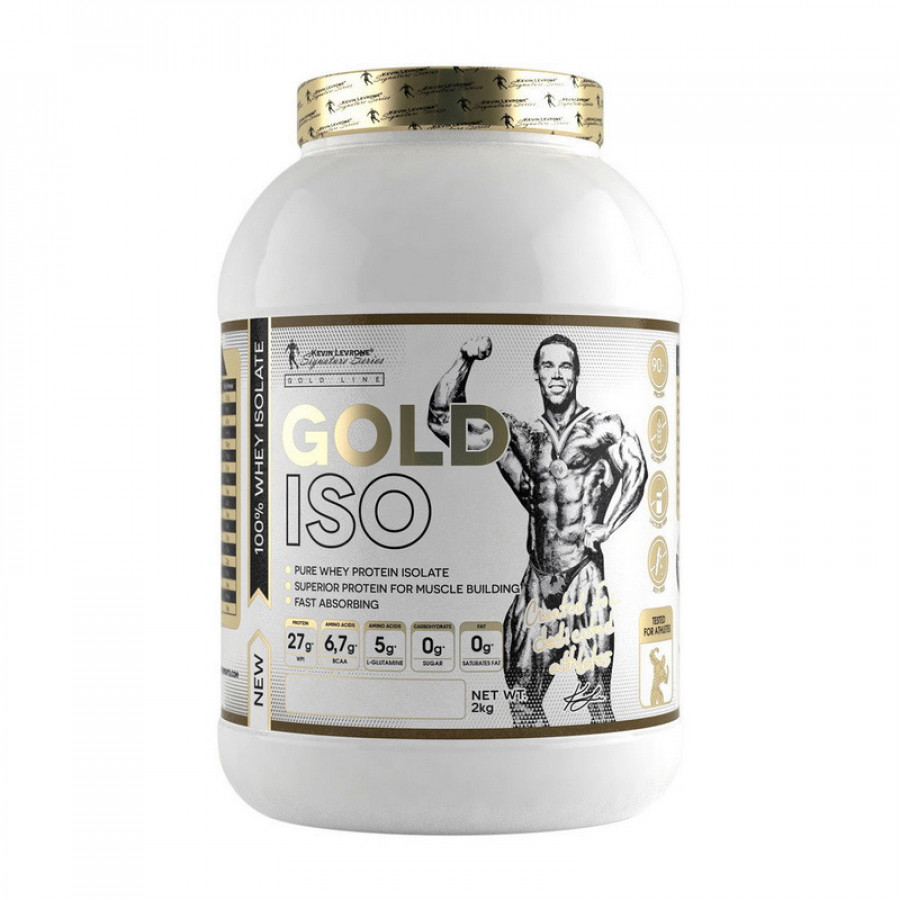 Изолят сывороточного протеина "Gold ISO" Kevin Levrone, шоколад, 980 г