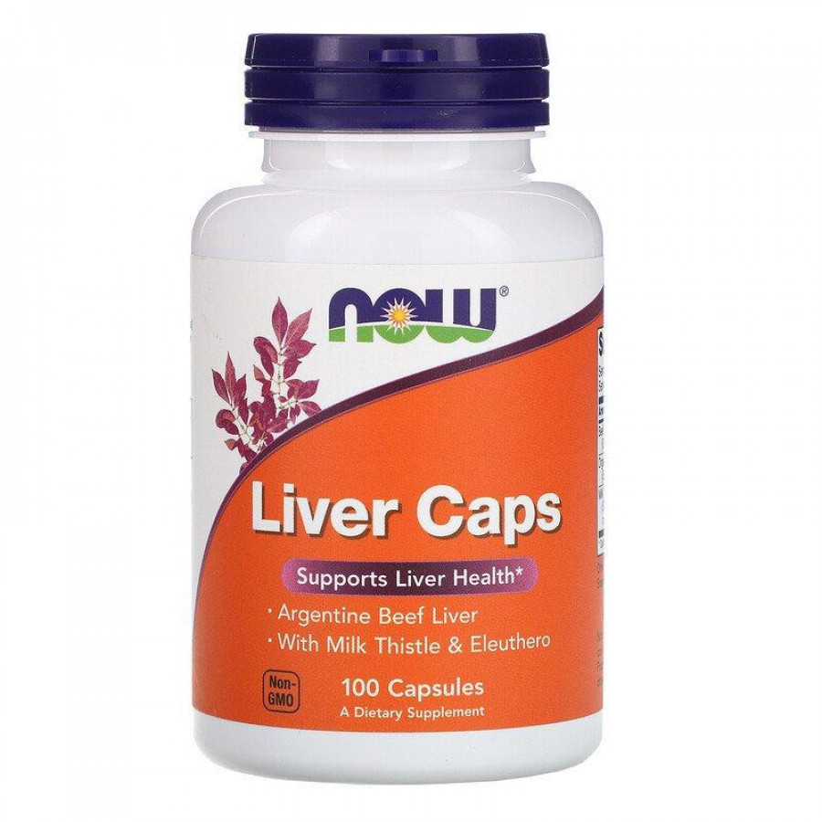 Добавка для печени "Liver Caps" Now Foods, 100 капсул